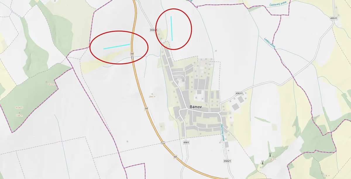 Prodej pole 9350 m²